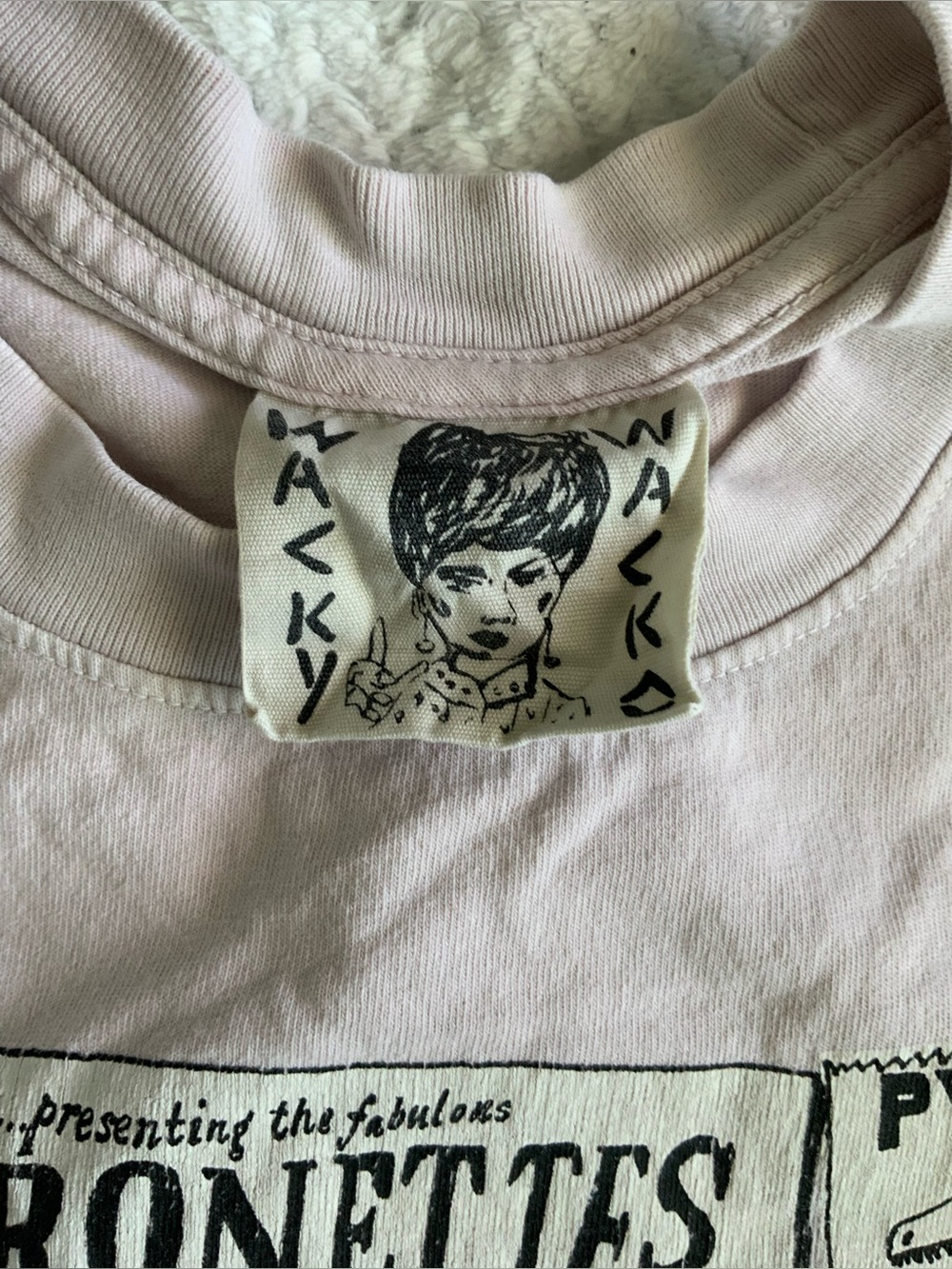 Wacky Wacko Art 1980s post-punk and indie music flyers shirt - Picture 3 of 9